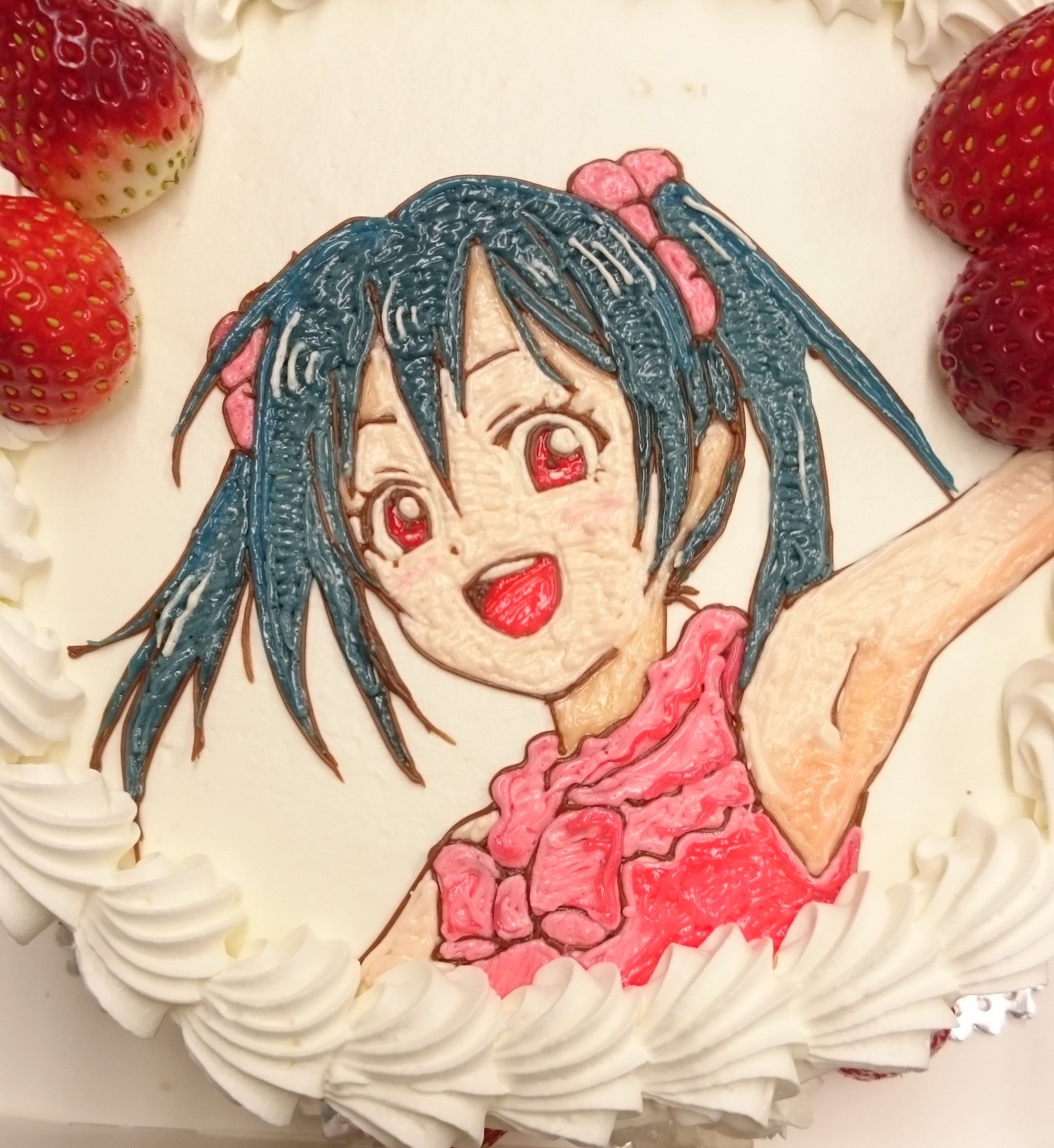 イラストケーキ ラブライブ パンとケーキの店 朝日堂