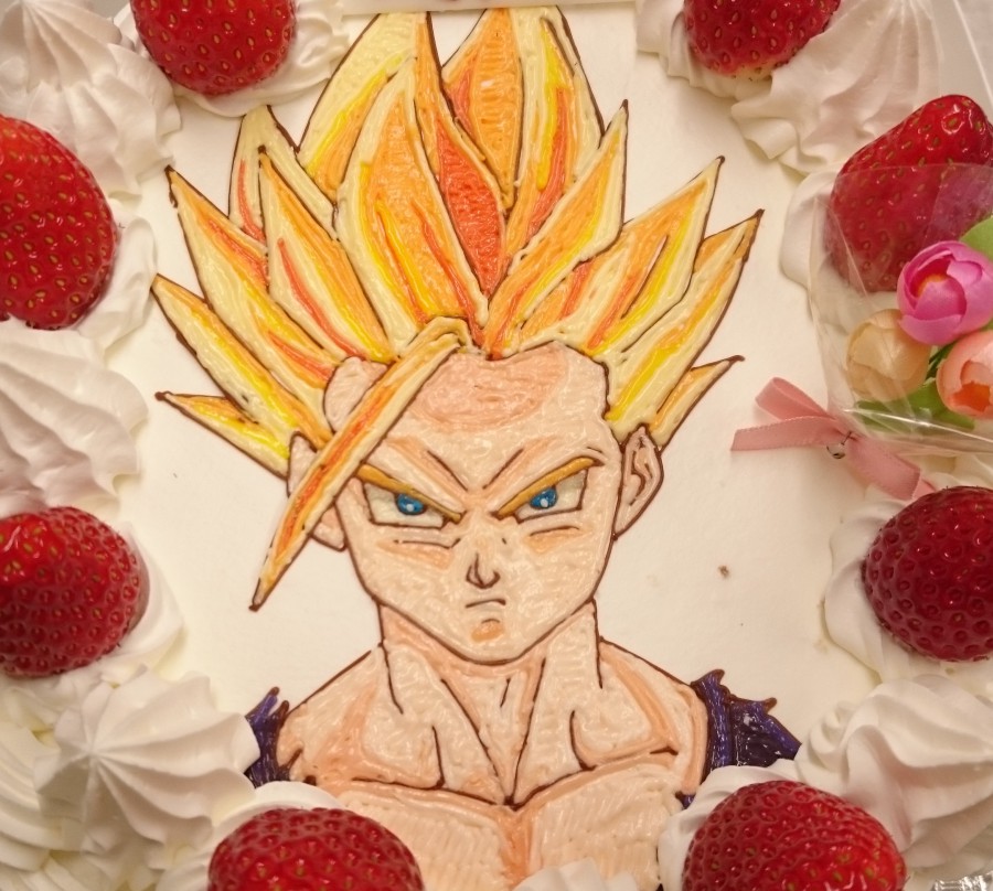 イラストケーキ ドラゴンボール パンとケーキの店 朝日堂