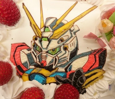 イラストケーキ Sdガンダム パンとケーキの店 朝日堂